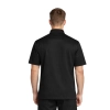 Bluza kucharska czarna na napy elastyczna krótki rękaw roz.3XL